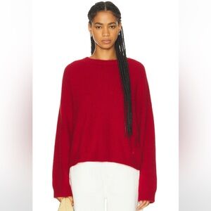 Loulou Studio red Ropo wool sweater XS/S (oversized)